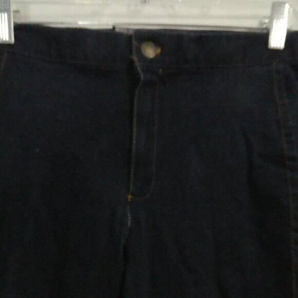 DYNAMITE | size 7 | Dark Blue Denim | Slit Bottoms | Made In Canada - Picture 4 of 16